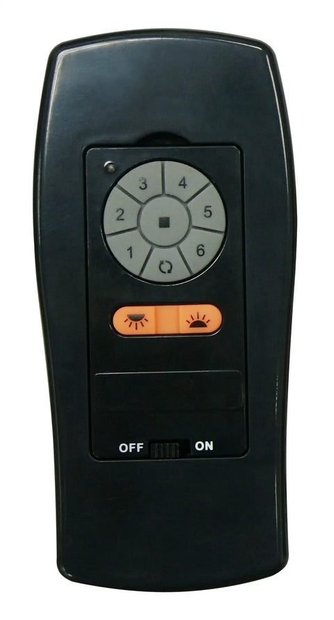 Remote controller for the 78 Inch Six Blade Ceiling Fan Powered By A Durable Brushless Dc Motor delivering badass cooling energy.
