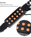 Amped Up 12 Hole Magnetic Acoustic Guitar Pickup With Built In Volume And Tone Tuner Kit showing 12-hole design