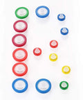 Assorted syringe filters including Nylon Syringe Filters 25mm Diameter 0.22 Micron Pore Size Non Sterile 100 Pack displayed.