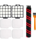 Stratos DuoClean Upright Vacuum Replacement Kit with 1 roller brush, 2 HEPA filters, 4 foam and felt sets for AZ3002 AZ3000