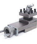 Portable Mini Lathe Tool Post Holder With 90mm Stroke Lightweight Cast Iron Build Cross Slide And Tool Post Assembly