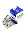 4HV210-08 Hand Lever Pneumatic Valve One Quarter Inch PT Ports Four Two Way Two Position Direct Acting Rotary Manual Control