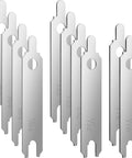 Amazon 10-piece stainless steel starter alignment shim set for vehicles; sizes 1/64, 1/32, 1/16 in, universal fit