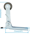 Beefed Up Chain Tensioner Adjuster Replacement For Razor MX350 MX400 SX350 ZR350 Dirt Rocket Bikes RSF350 Electric Scooters Side View