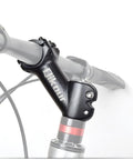 Lightweight 31.8mm Bike Stem 90mm, 0 To 45 Degree Adjustable Riser for BMX MTB Road Mountain Bikes, Dope Alloy Upgrade