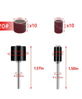 Kick Your Rotary Tool Game Up With This 29-Piece HSS Multi Drill Bit Kit Including Precision Cutting Guide And Router Attachment For Electric Grinders Sandpaper Combo Accessories sandpaper bits in various sizes.