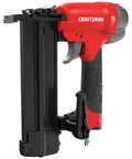 Red and black 18 Gauge Brad Nailer Pneumatic Nail Gun With Oil-Free Motor, Pro Grade Performance, Tool-Free Jam Release