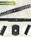 61 Inch Mower Blades Replacement Kit For Scag Ferris And Husqvarna Decks 48111 482879 481712 481708 1520842 539101733 539102093 GDU10232