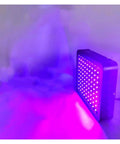 Bang For Your Buck 4000W UV LED Cure Lamp Rock Solid Photosensitive Resin Hardener For SLA DLP 3D Printers glowing purple light.