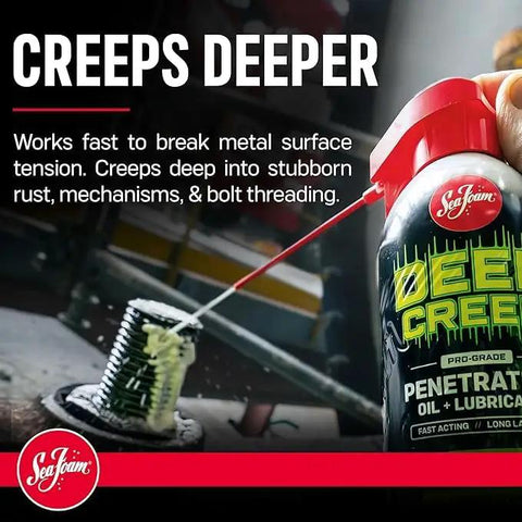 Go To Heavy Duty Penetrating Oil And Lubricant Spray For Breaking Rust And Loosening Stuck Bolts And Hardware, Non Corrosive, Low Odor, 12 Oz