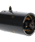 Drop-In Liftgate Hydraulic Pump Motor 12V CCW For Tailgate Power Unit With Slotted Shaft in heavy-duty black casing