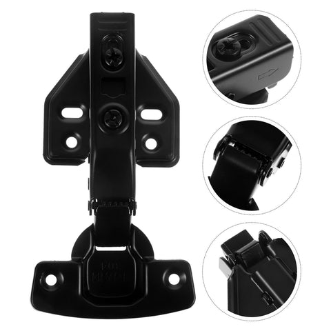 Two Pack Full Overlay Frameless Concealed Damping Cabinet Hinges With Quiet Soft Close For Kitchen Cabinets Easy Installation