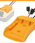 Ride On Car Conversion Kit With 20V Tool Battery Adapter For 12V To 24V Toys, Heavy Duty 12AWG Wiring and ABS Adapter Base