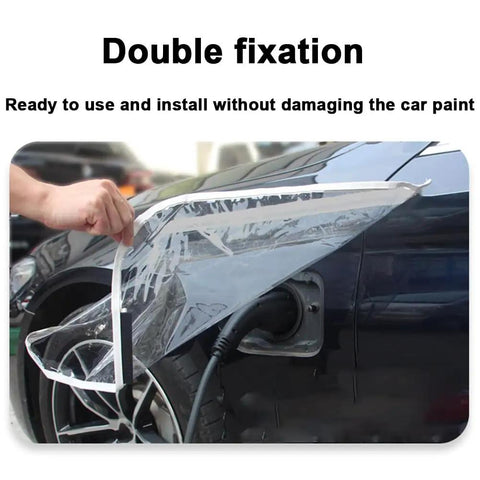 Keep Your EV Port Dry As A Bone With This Hella Tough Magnetic Cover Featuring Waterproof All Season Shield Clear Fit For Steel Bodied Electric Rides In Clean White Finish, showing installation on steel EV.