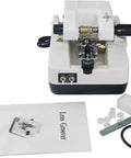 Automatic Optical Lens Groover For Eyeglasses With Iron Plating Panel 7 Depth Settings From 0 To 7mm 110V Grooving Machine with accessories