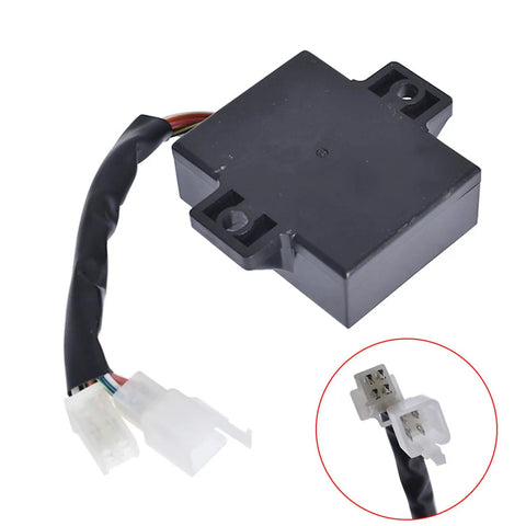 Replacement CDI Ignition Box for Kawasaki Mule 2500 2510 2520 With KAF620A KAF620B KAF620C KAF950A AM105574, black box with wires