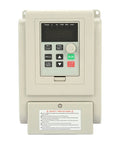 Rugged 2.2kW Variable Frequency Drive VFD with easy terminal wiring and big heat sink for 120V to 220V motors, front view