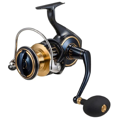Saltiga G Spinning Reel 25000P for serious anglers, off the chain offshore big game gear with rugged aluminum build, smooth drag