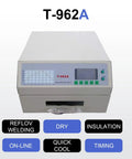 Pro Grade Automatic Infrared Reflow Soldering Oven For PCB Chips And Aluminum Substrates 1500W T962A Infrared IC Heater with front panel