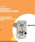 Fire Hydrant Water Spigot Key For Wall Faucets And Outdoor Hose Bibs, Universal Water Key Tool next to a wall hydrant