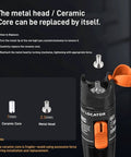 Pro Grade Visual Fault Locator For Fiber Optic Cables With 10 To 20 Kilometers Output Red Light VFL Pen Style Tester in field kit, close-up