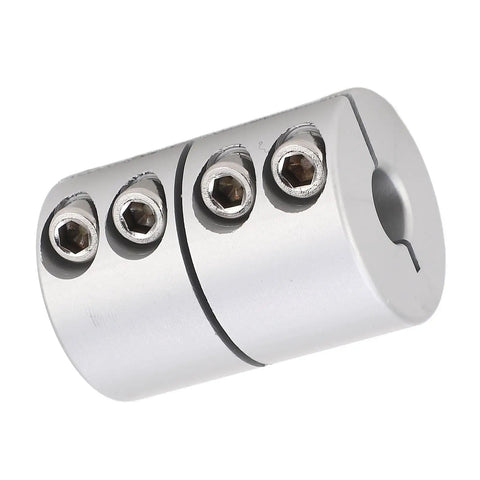 6mm to 16mm rigid shaft coupling for stepper motors and 3D printers, PA66 rubber damping connector with stainless steel housing