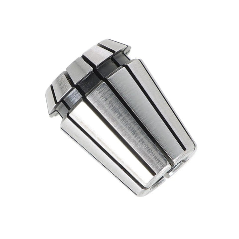 Close-up of 12 Piece ER25 Spring Collet Set For CNC Milling Lathe And Engraving Machines Pro Grade 1065 Steel Collets With Smooth Finish