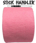 Pink Ten Pack Drumstick Grip Tape Killer Non Slip Cotton Gauze For Pro Drummers Boosting Stick Control With Hella Secure Zero Sweat Grip Layers Made In Usa For Jam Sessions, showing a roll of grip tape.