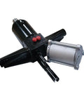 Beefed-Up Compressed Air Motor For Pneumatic Hydraulic Pumps With Gray Housing And Stud AP1005, Spare Part, side view