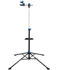 Heavy Duty Bicycle Repair Stand With 66 Lb Capacity Telescoping From 41 To 75 Inches Fits 1 To 1.5 Inch Tubing With Pre Drilled Floor Anchors