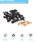 Durable Crib Screws Hardware Replacement Kit For Baby Beds And Furniture Includes M6 Hex Drive Socket Cap Screws In 16 40 60 80 Mm, M6 Barrel Nuts 12 Mm, Wooden Dowel Pins, Zinc Plated Carbon Steel Fasteners For Beds Headboards Chairs Built To Last No.