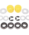 Front Wheel Bearing Bushing to Bearing Conversion Kit for John Deere Tractors L100 Through LA175 Easy Install Durable Front Hub Upgrade Replaces Worn Bushing for Smoother Steering and Longer Lifespan, with bearings and washers