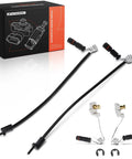A-Premium brake pad wear sensor kit for Mercedes ML-class, 4-piece set with two long sensor cables and mounting clips