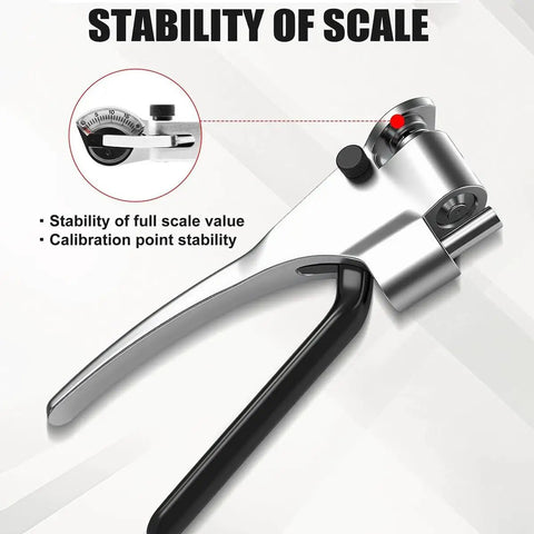 Handheld Digital Hardness Tester With Auto Storage And Quick Scale Switch For Steel Aluminum Brass Copper And Tough Metals Built Like A Tank For Daily Grind showing calibration stability and scale detail.