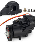 2Speed Transmission Gearbox With Internal Gears And Servo For One Tenth RC Crawler Car TRX4 TRX6 Upgrade Parts in black
