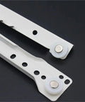 Close-up of Heavy Duty Cabinet Drawer Slides with Smooth Ball Bearing Rollers Full Extension Track for durability and easy glide.