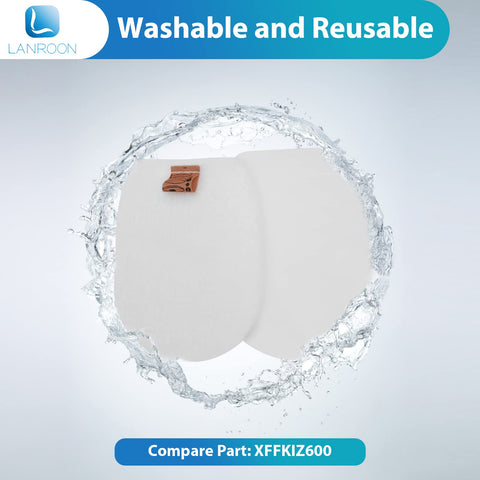 2 Pack HEPA Filter Kit For IZ662H IZ640H IZ631H WZ531H IZ682H Vertex Pro Lightweight Cordless Stick Vacuum Replacement XHFIZ500 XFFKIZ600