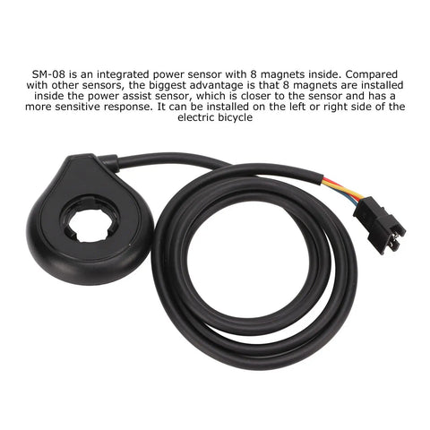Pro Grade Pedal Assist Sensor With Eight Magnet Design And Single Hall Sensor For Easy E Bike Conversion Ride Ready For Mountain Trails City Commutes And Daily Cycling