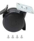 Heavy Duty 4 Pack Locking Casters For Weber Spirit 200 And 300 Gas Grills Model 69827 with brake lever and mounting screws.