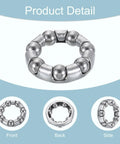 Bicycle Crank Ball Bearings Kit 3/16 Inch 5mm 7 Balls 10 Pack Replacement Bearings For Bottom Bracket, Bike Wheel, And Frame Repair