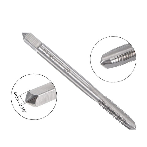 Close-up of Left Hand M5 0.8mm Tap and Die for thread repair with round die detail, machinist grade tool kit.