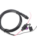 Top Shelf NMEA 2000 N2k Male Power Cable With Five Pin Ends And One Meter Run Built Tough for marine networks with fuse.
