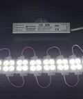 30W 12 Volt LED Power Supply IP67 Waterproof LED Driver 110V AC To 12V DC Converter with LED modules illuminated on a dark background.