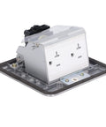 Shop Grade 250V 20A Floor Electrical Outlet With Embedded Pop Up Power Socket And Ip40 Weather Seal for office use
