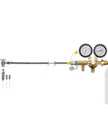 Nitrogen Regulator Kit With Gauge For Shock Absorbers, 0 To 3600 PSI Range, 0 To 600 PSI Delivery, 3 Ft Hose, CGA580 Tank Connector