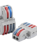 SPL-42/62 Quick Connect Wire Terminals Kit Universal Easy Snap On Connectors 10 Pcs with flame retardant shell