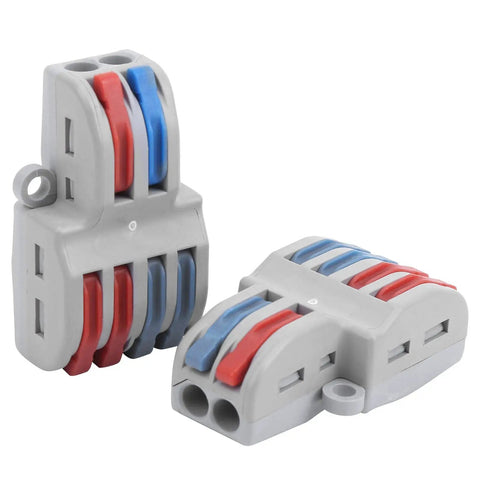 SPL-42/62 Quick Connect Wire Terminals Kit Universal Easy Snap On Connectors 10 Pcs with flame retardant shell