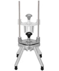 Front view of 8 Section Commercial Citrus Wedger With Stainless Steel Blades For Bar Or Restaurant Prep Easy Lemon And Lime Cutter 8 Wedges Durable Aluminum Alloy Body Easy To Clean Great For Slicing Or Serving Citrus Quickly