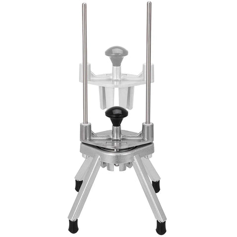 Front view of 8 Section Commercial Citrus Wedger With Stainless Steel Blades For Bar Or Restaurant Prep Easy Lemon And Lime Cutter 8 Wedges Durable Aluminum Alloy Body Easy To Clean Great For Slicing Or Serving Citrus Quickly