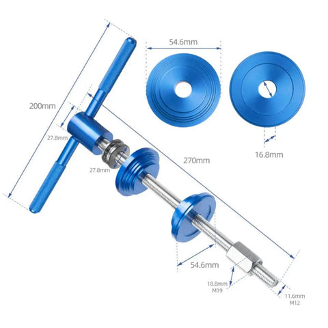 Pro Grade Bicycle Bottom Bracket Installation Tool Set For Press In BB Axle And Headset Durable Aluminum Alloy Construction